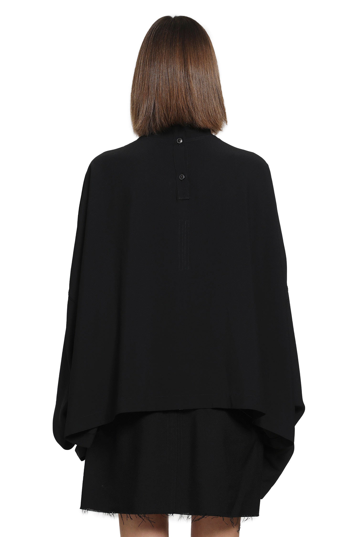 RICK OWENS Tower Jumbo Tabard Cropped Top woman