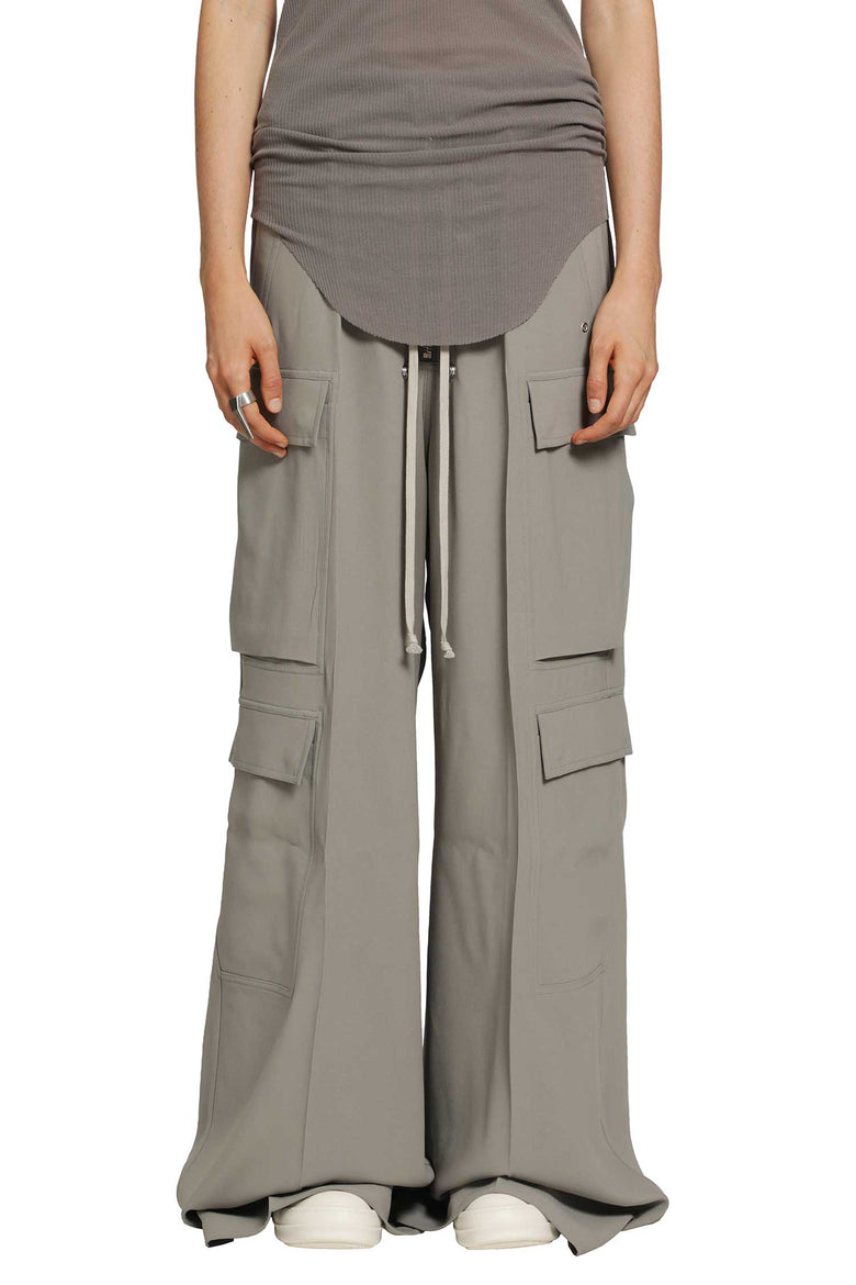 RICK OWENS Tower Cargobelas in Heavy Cady woman