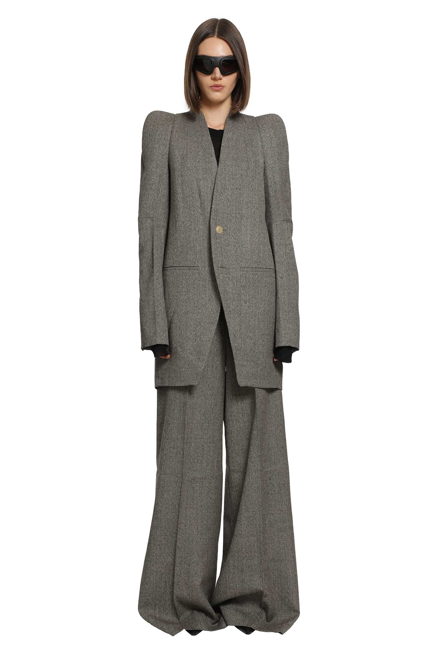 RICK OWENS Tower Wide Tailored Pants woman