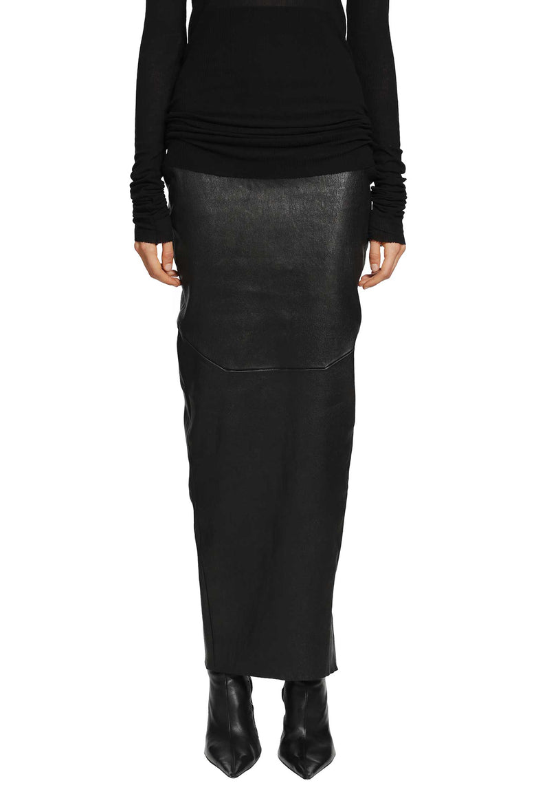 RICK OWENS Tower Dirt Pillar Skirt woman