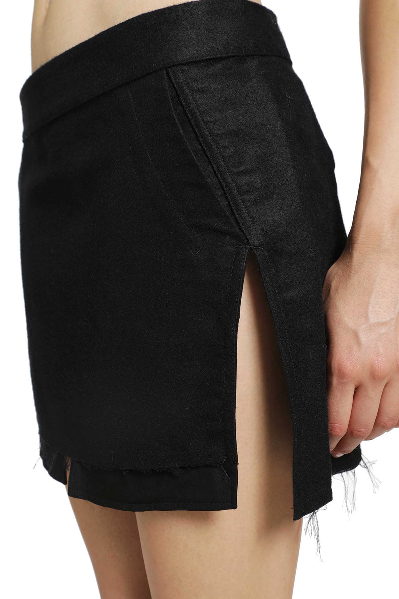 RICK OWENS Tower Fog Cut Off Mini woman