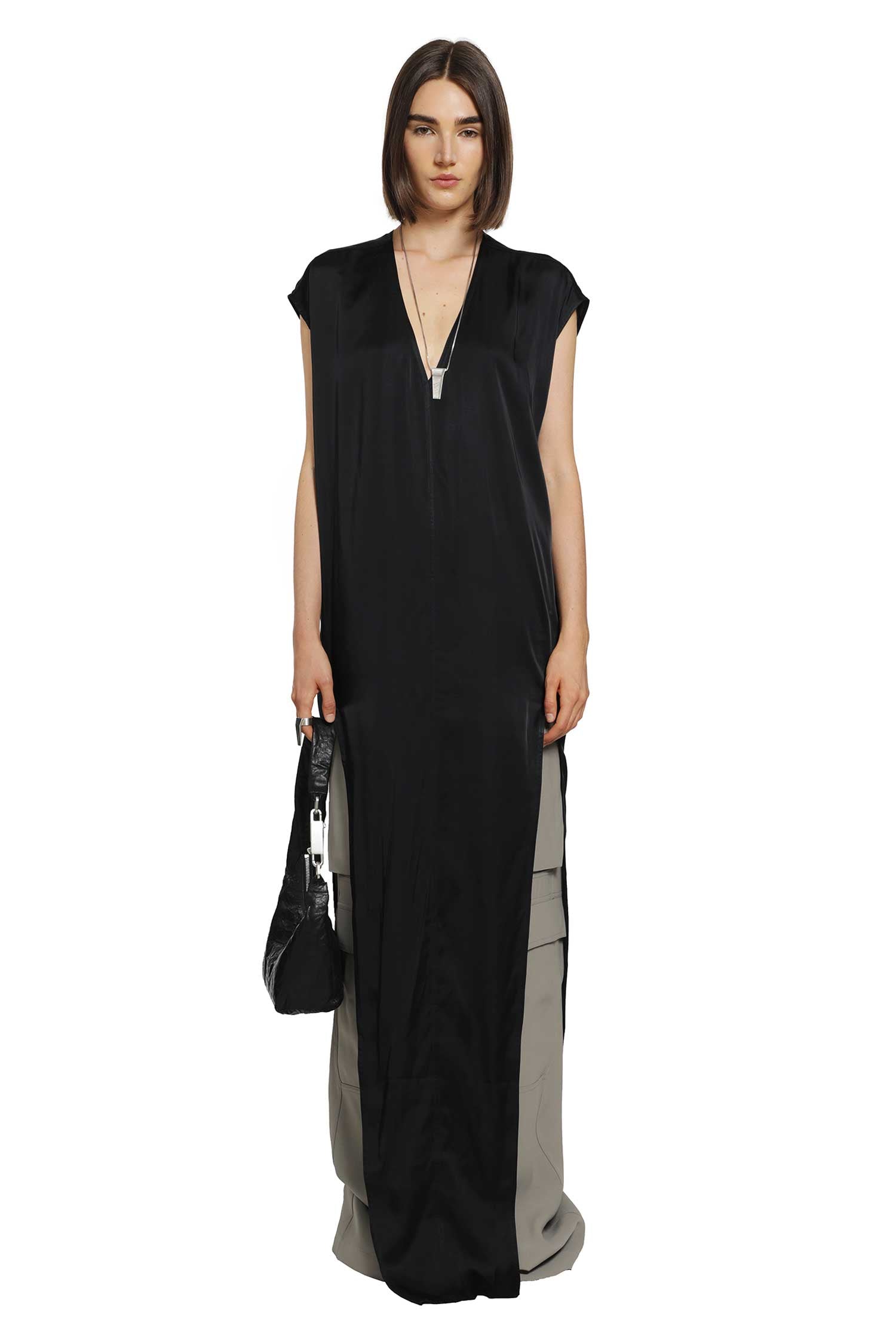 Tower Arrowhead Gown in Washed Charmeuse