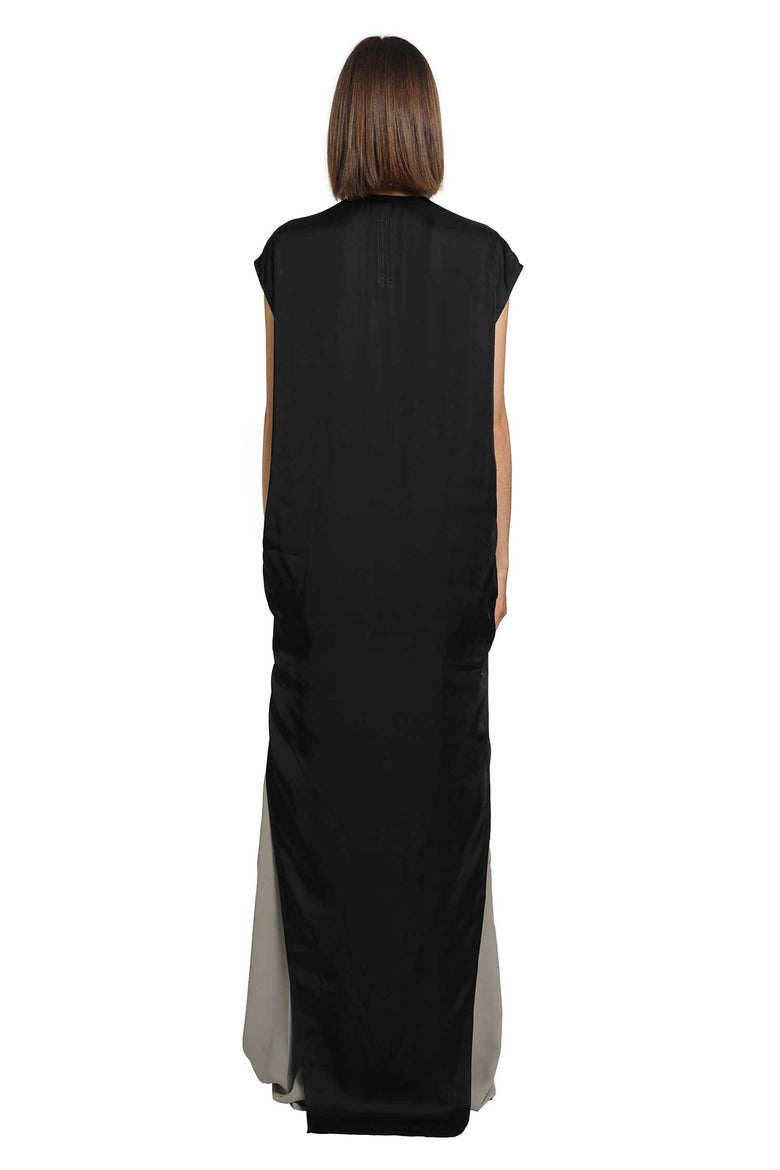 RICK OWENS Tower Arrowhead Gown in Washed Charmeuse woman