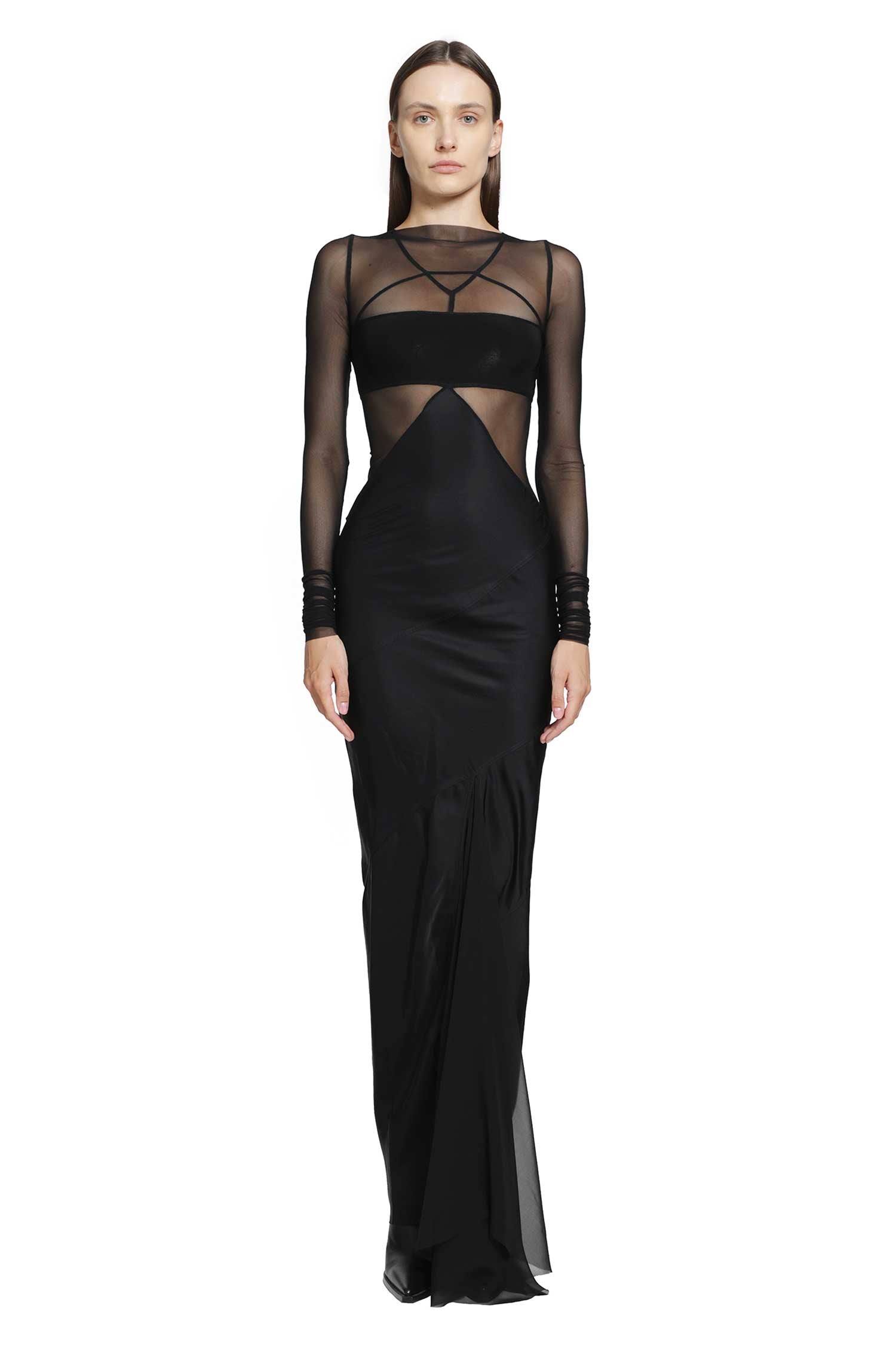 RICK OWENS Tower Combo Gown woman