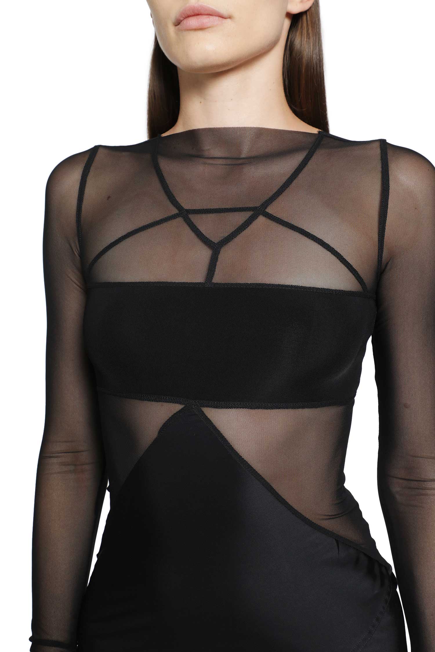 RICK OWENS Tower Combo Gown woman