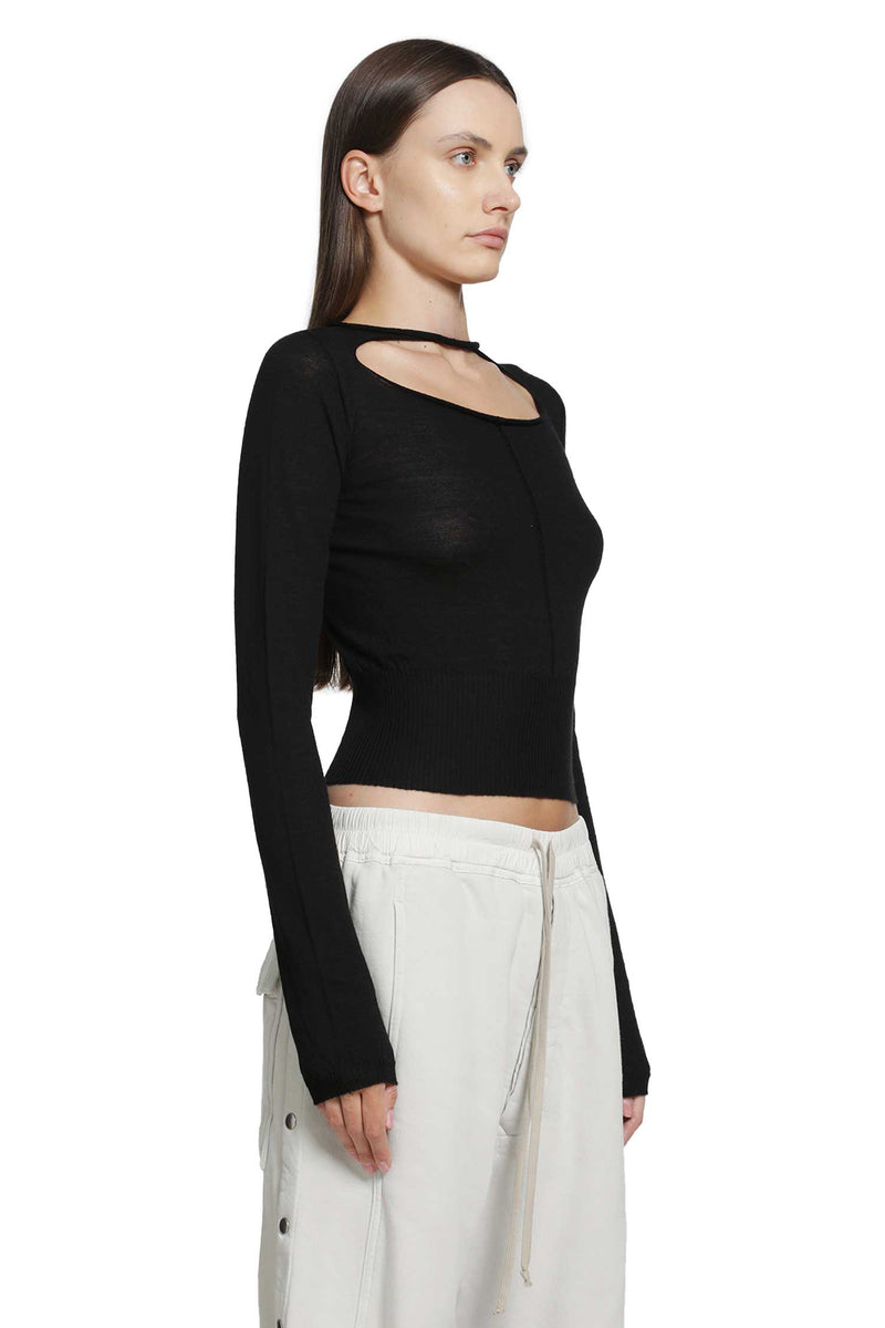 RICK OWENS Tower Slashed Pull woman