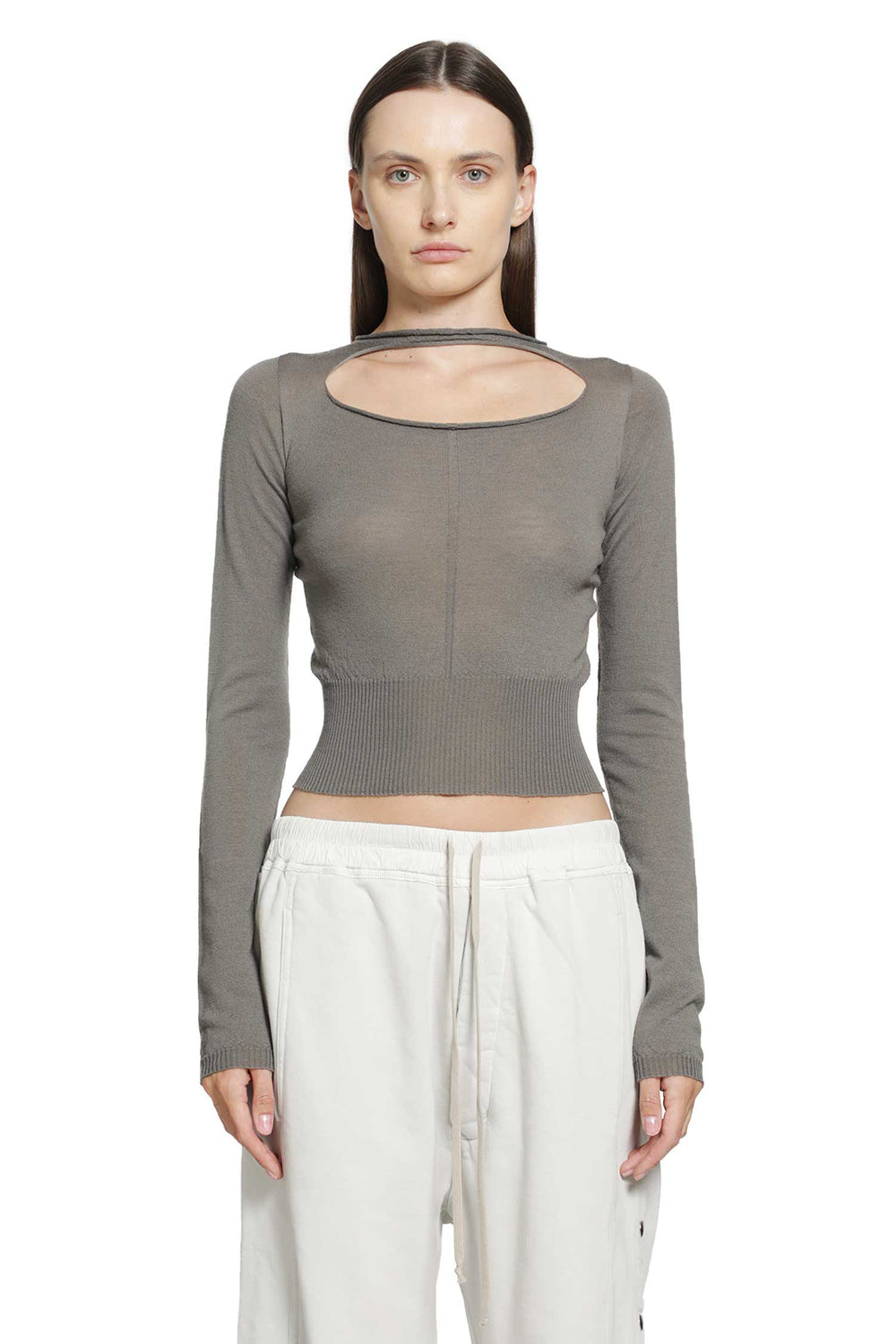 RICK OWENS Tower Slashed Pull woman