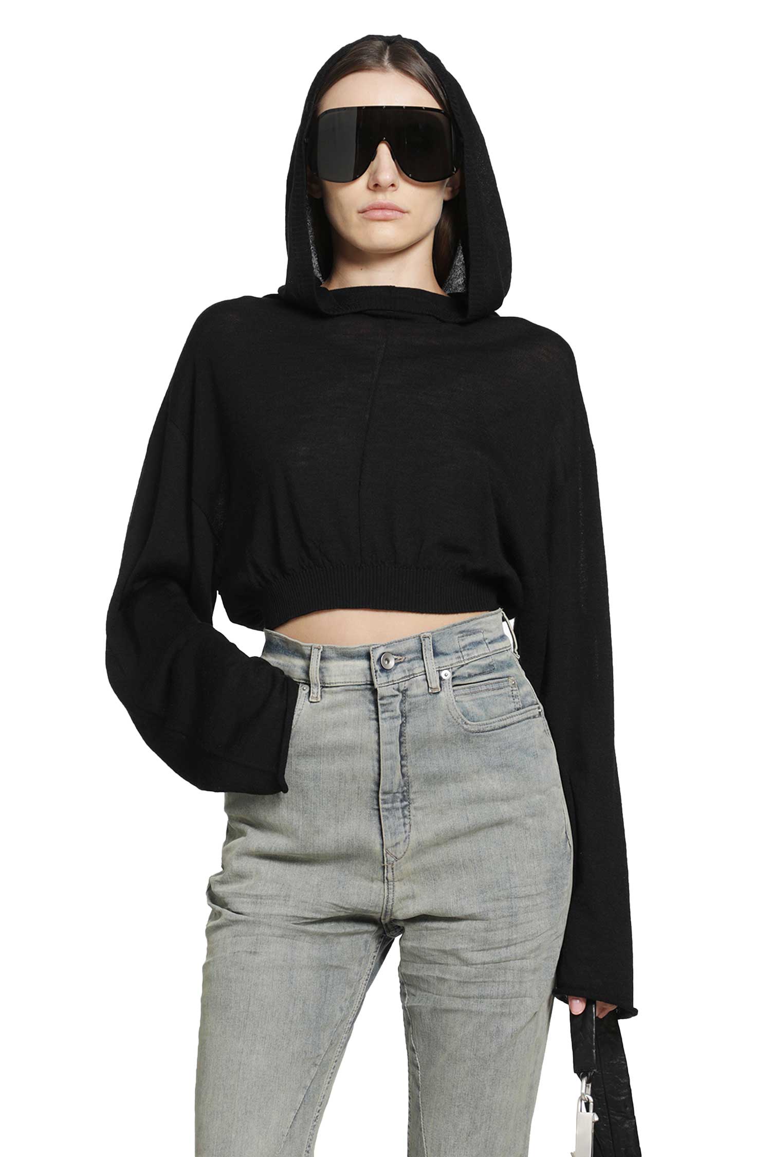 Tower Cropped Hooded Tunic