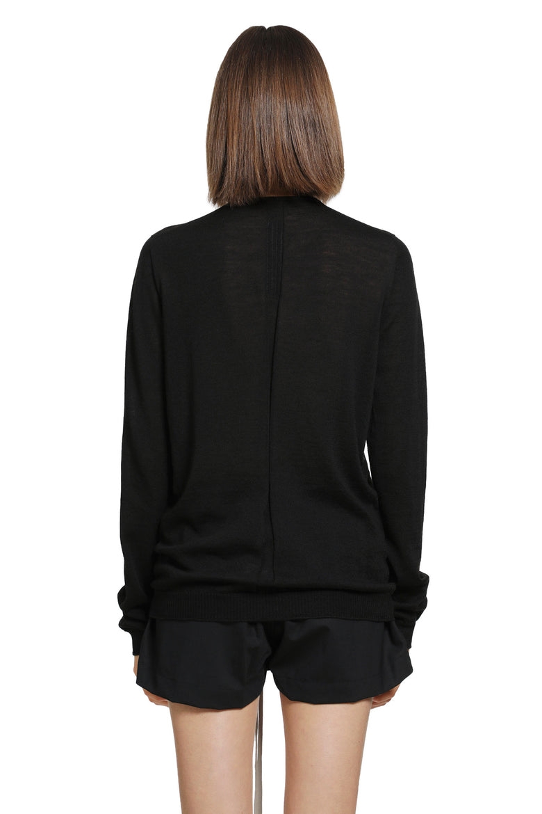 RICK OWENS Tower Extreme V-Neck Sweater woman