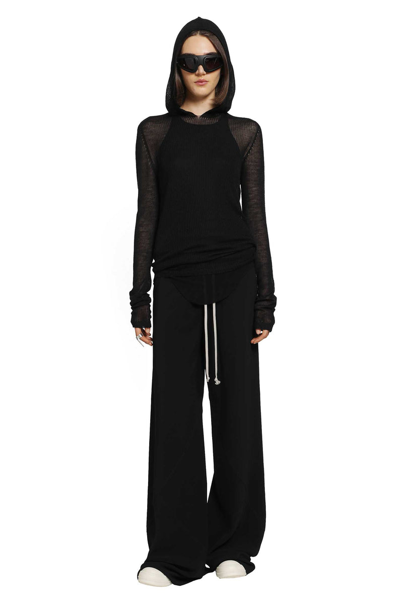 RICK OWENS Tower Hooded LS T woman