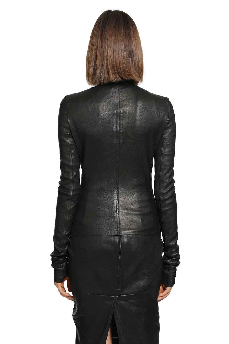 RICK OWENS Tower Gary Jacket in Veg Stretch Lamb woman