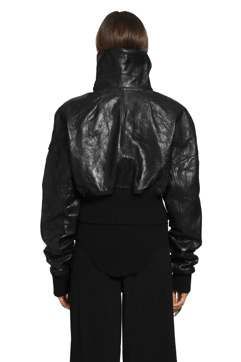 RICK OWENS Tower Dracuflight Cropped Bomber woman