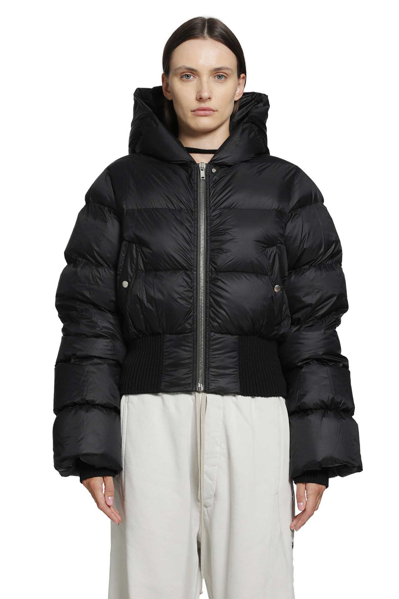 
              RICK OWENS Tower Cinched Hooded Jacket woman
            