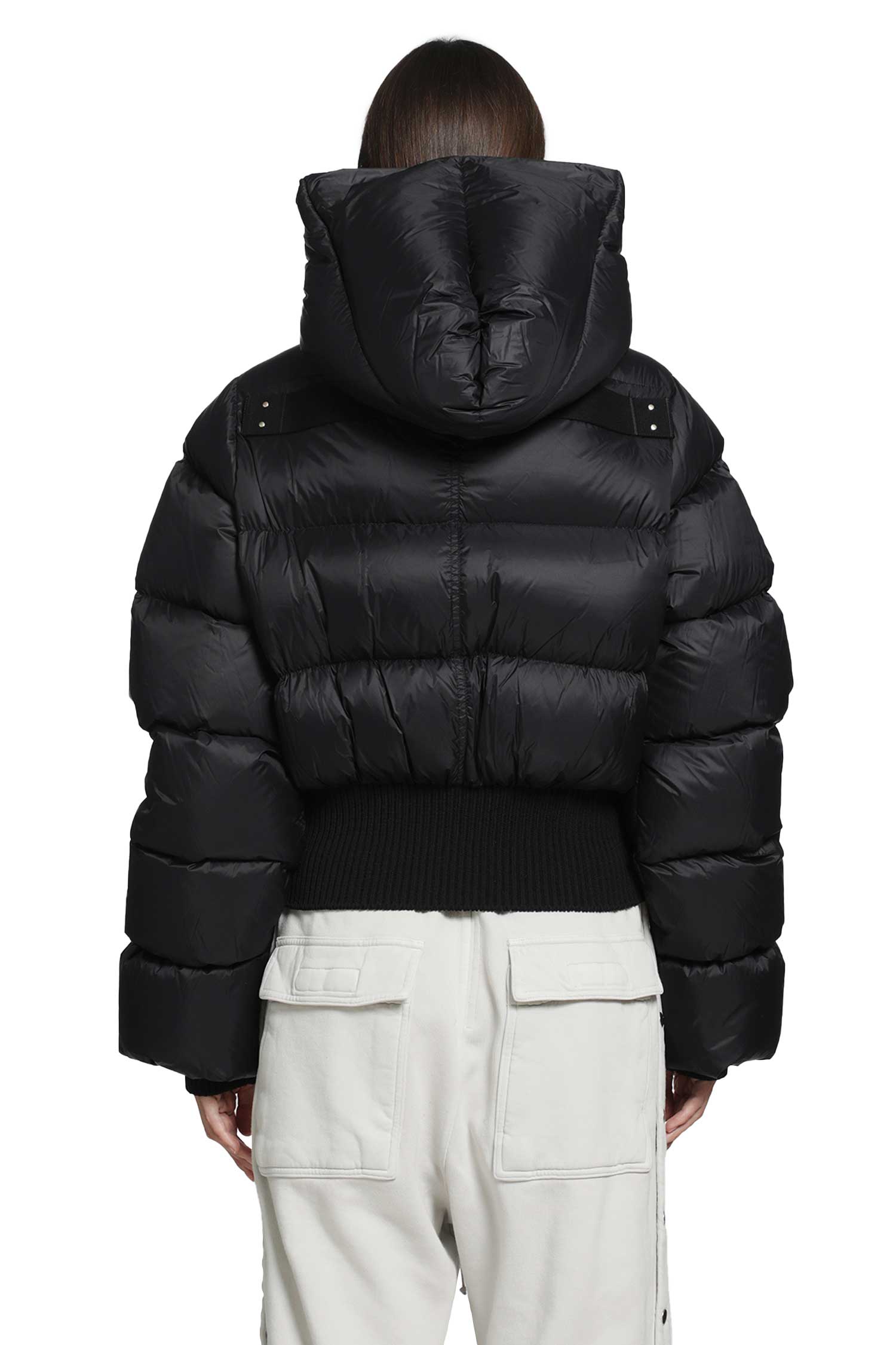 RICK OWENS Tower Cinched Hooded Jacket woman
