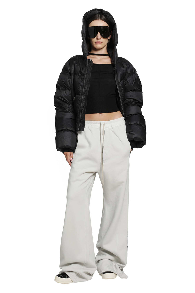 RICK OWENS Tower Cinched Hooded Jacket woman