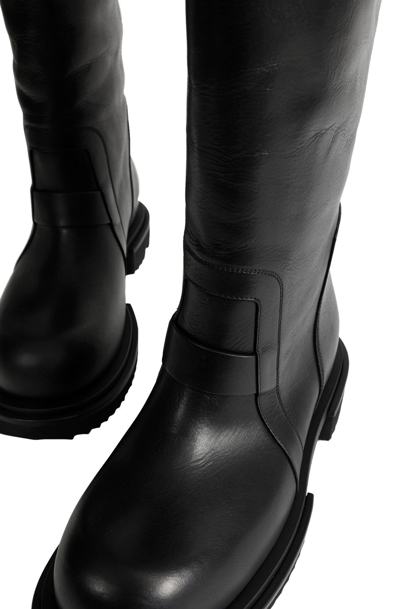 RICK OWENS Tower Knee Pull On Gabe Boots woman