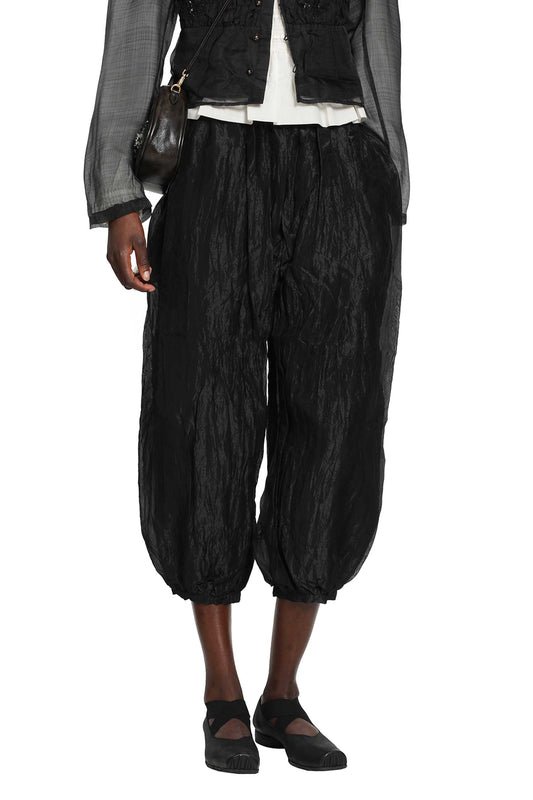Gathered Balloon Trousers