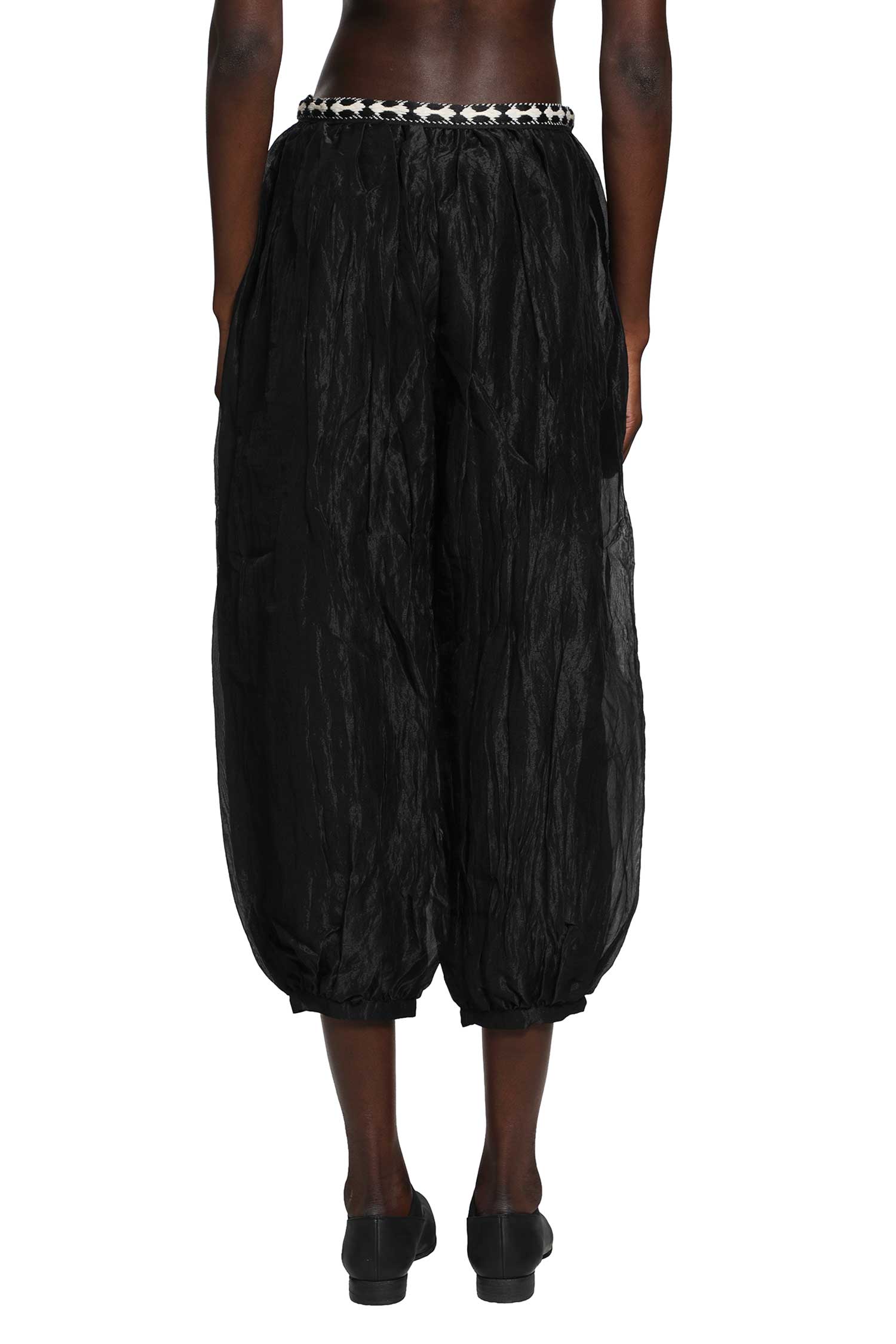 Gathered Balloon Trousers