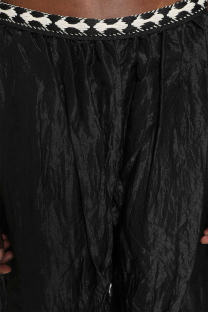 Gathered Balloon Trousers