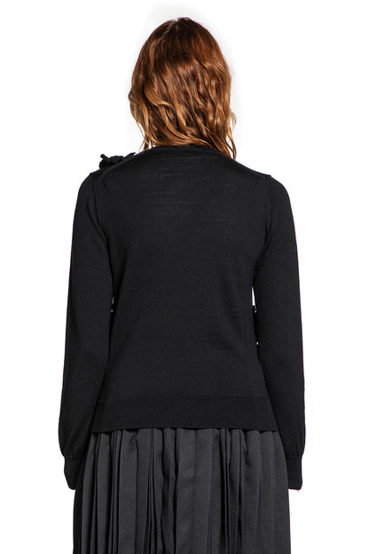 Ruffled Wool Sweater