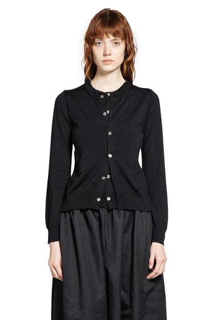 Layered Wool Cardigan