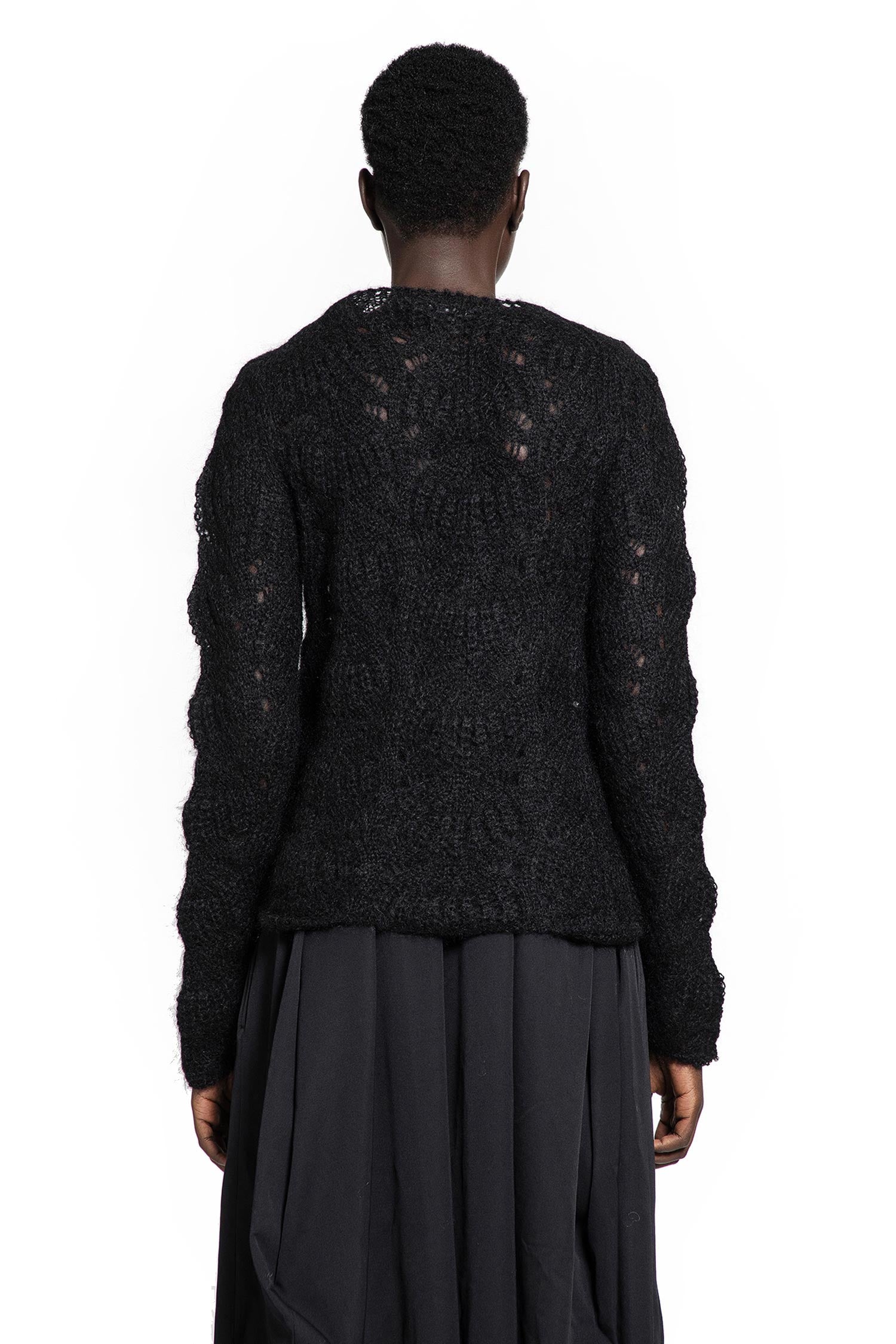 Mohair Lace Knit Sweater