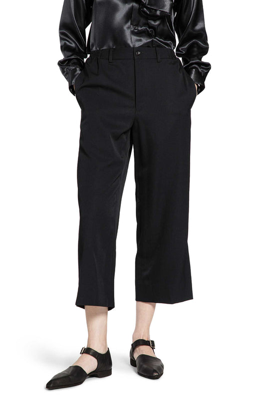 Cropped Tailored Wool Trousers - Antonioli.eu