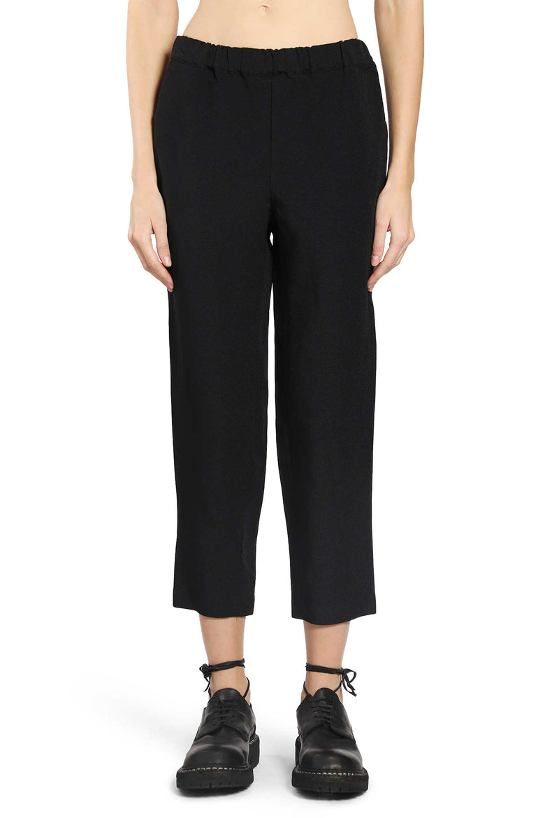 Cropped Nylon Twill Pants