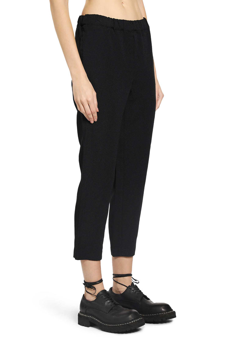 Cropped Nylon Twill Pants