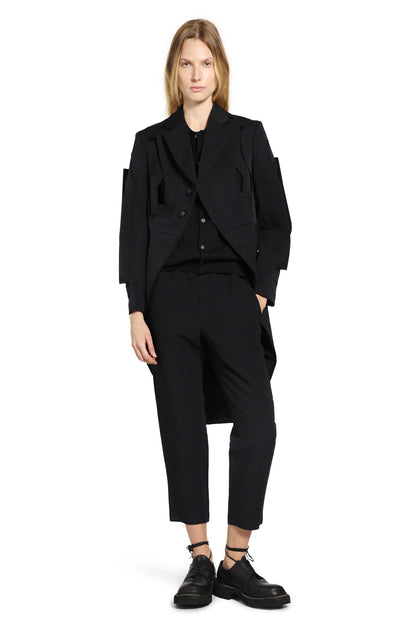 Cropped Nylon Twill Pants