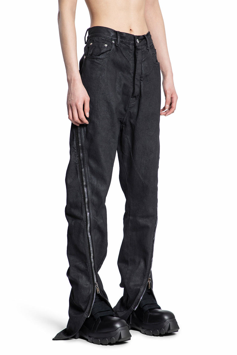 RICK OWENS MAN BLACK TROUSERS