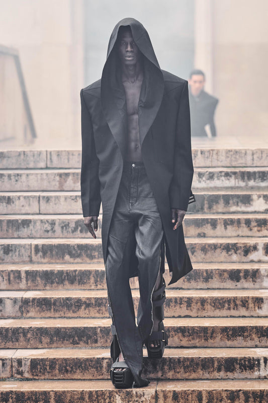 RICK OWENS MAN BLACK TROUSERS