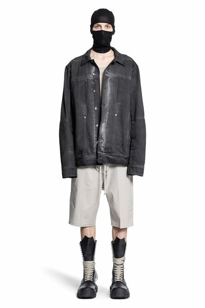 RICK OWENS MAN GREY JACKETS