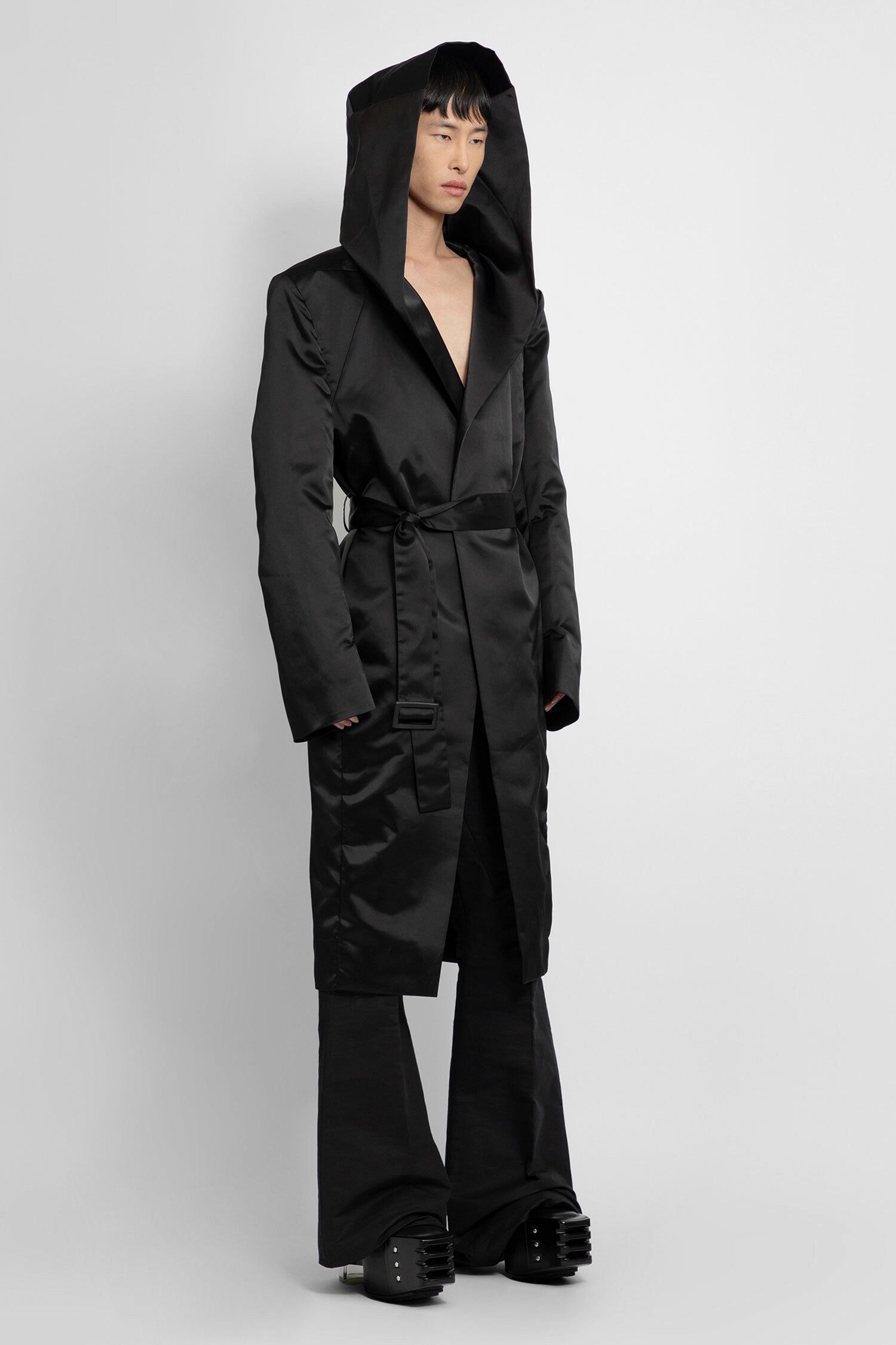 RICK OWENS MAN BLACK COATS