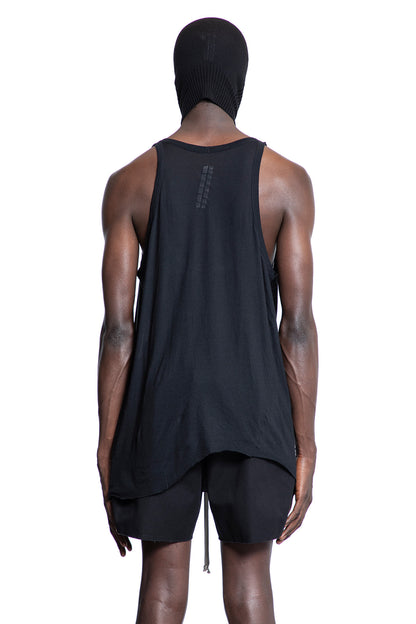 RICK OWENS MAN BLACK T-SHIRTS & TANK TOPS