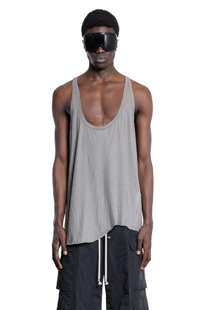 RICK OWENS MAN GREY T-SHIRTS & TANK TOPS