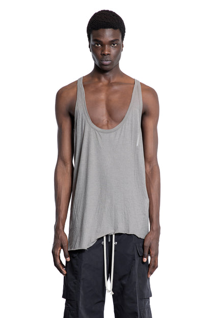 RICK OWENS MAN GREY T-SHIRTS & TANK TOPS