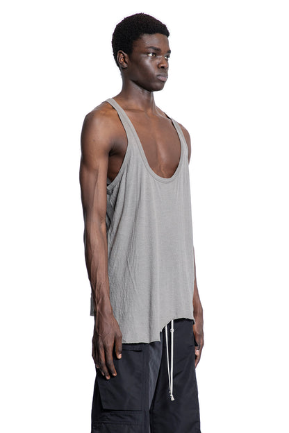 RICK OWENS MAN GREY T-SHIRTS & TANK TOPS