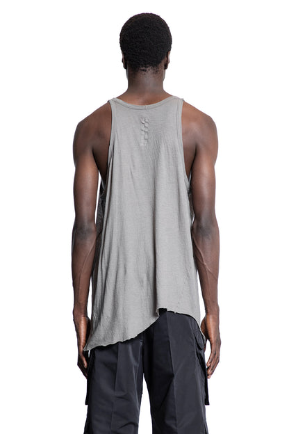 RICK OWENS MAN GREY T-SHIRTS & TANK TOPS