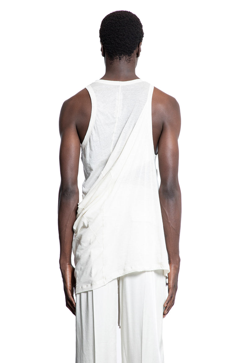 RICK OWENS MAN WHITE T-SHIRTS & TANK TOPS