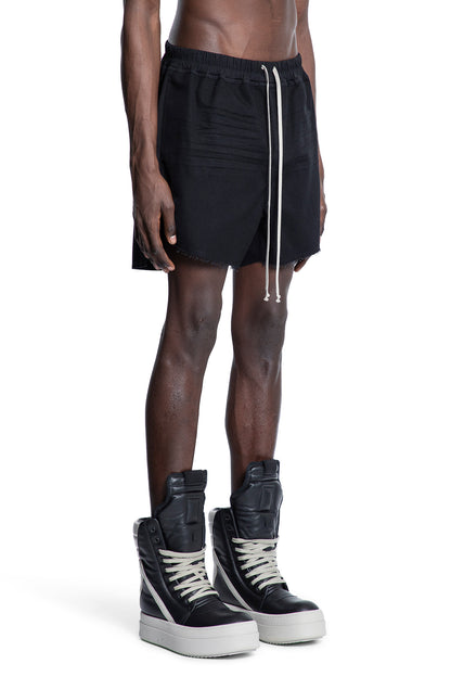 RICK OWENS MAN BLACK SHORTS & SKIRTS