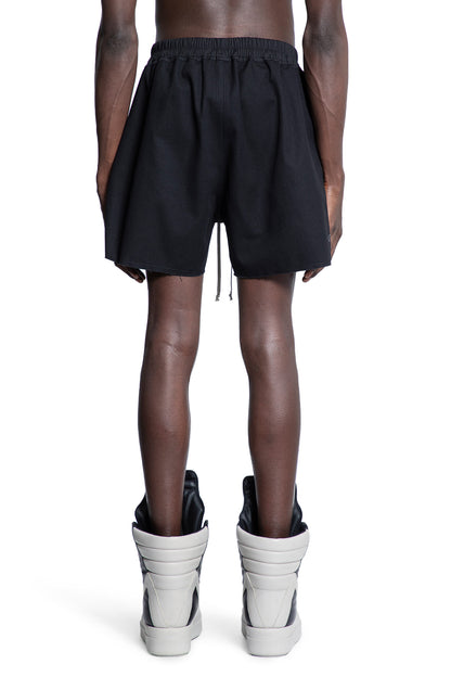 RICK OWENS MAN BLACK SHORTS & SKIRTS