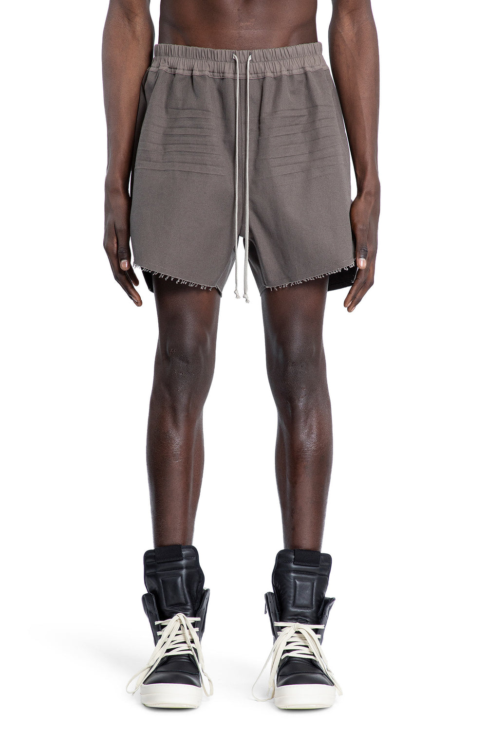 RICK OWENS MAN GREY SHORTS