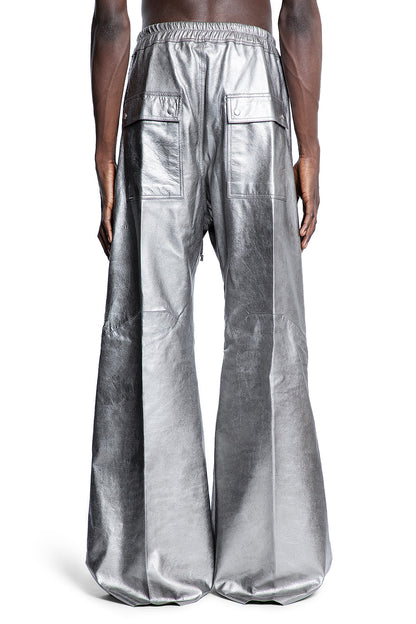 RICK OWENS MAN SILVER TROUSERS