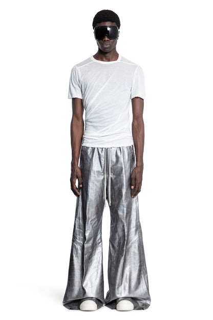 RICK OWENS MAN SILVER TROUSERS