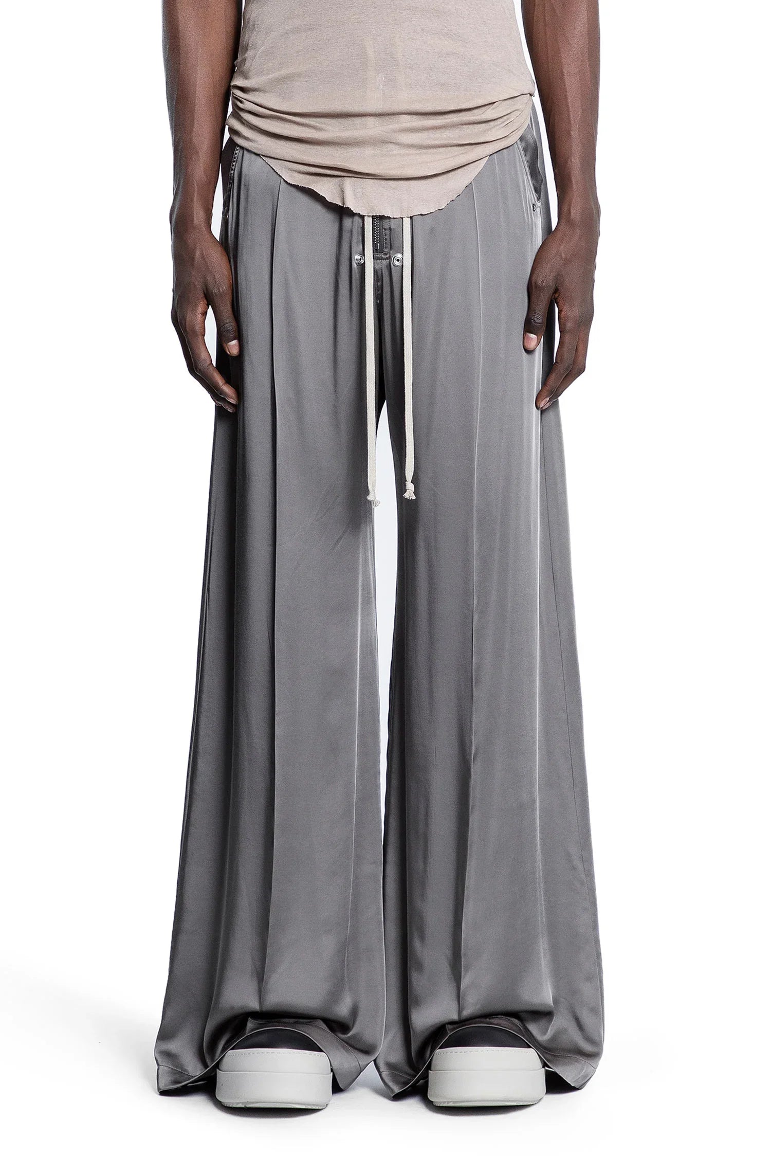 RICK OWENS MAN GREY TROUSERS - Antonioli.eu