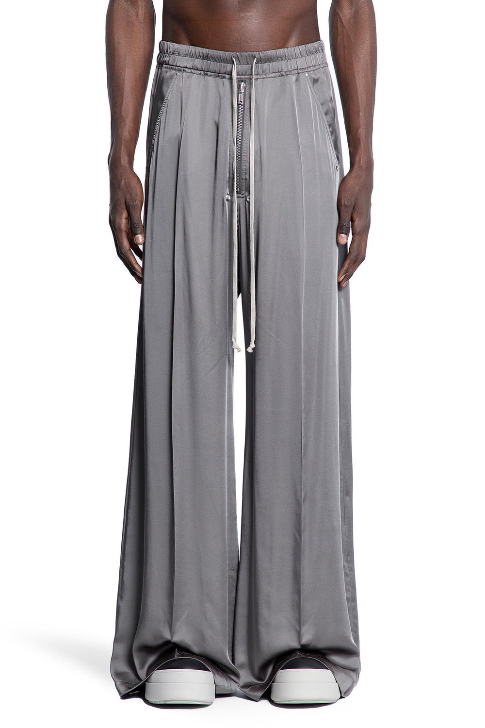 RICK OWENS MAN GREY TROUSERS