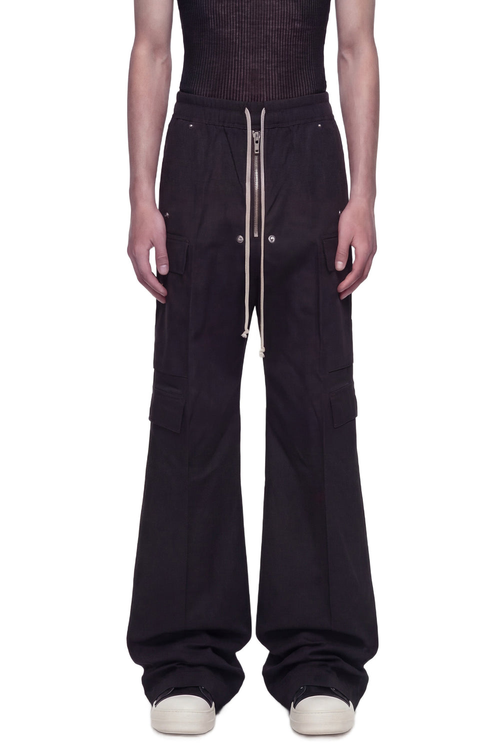 RICK OWENS Temple Cargobelas in Silk Taffeta man