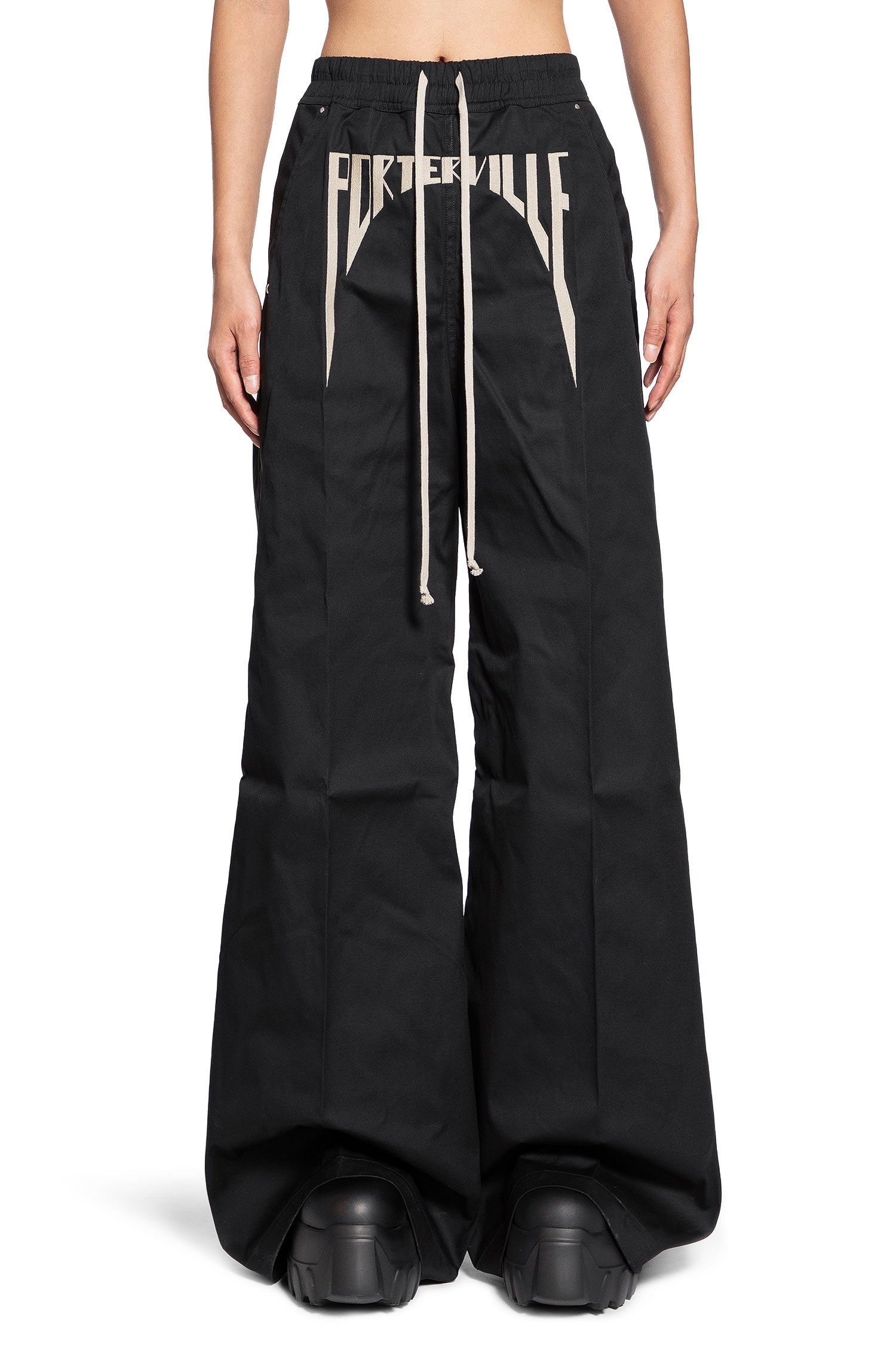 RICK OWENS MAN BLACK TROUSERS