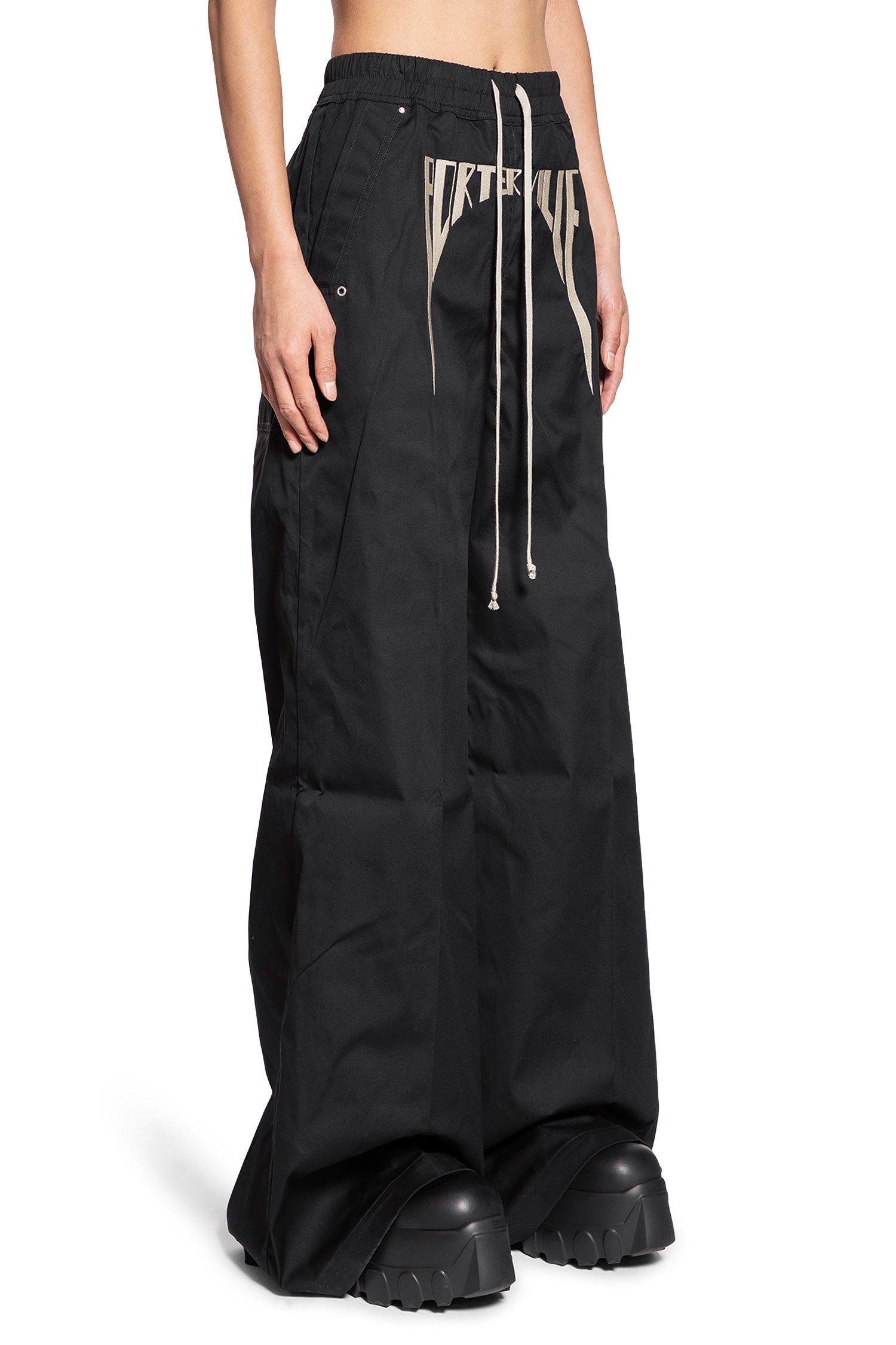 RICK OWENS MAN BLACK TROUSERS